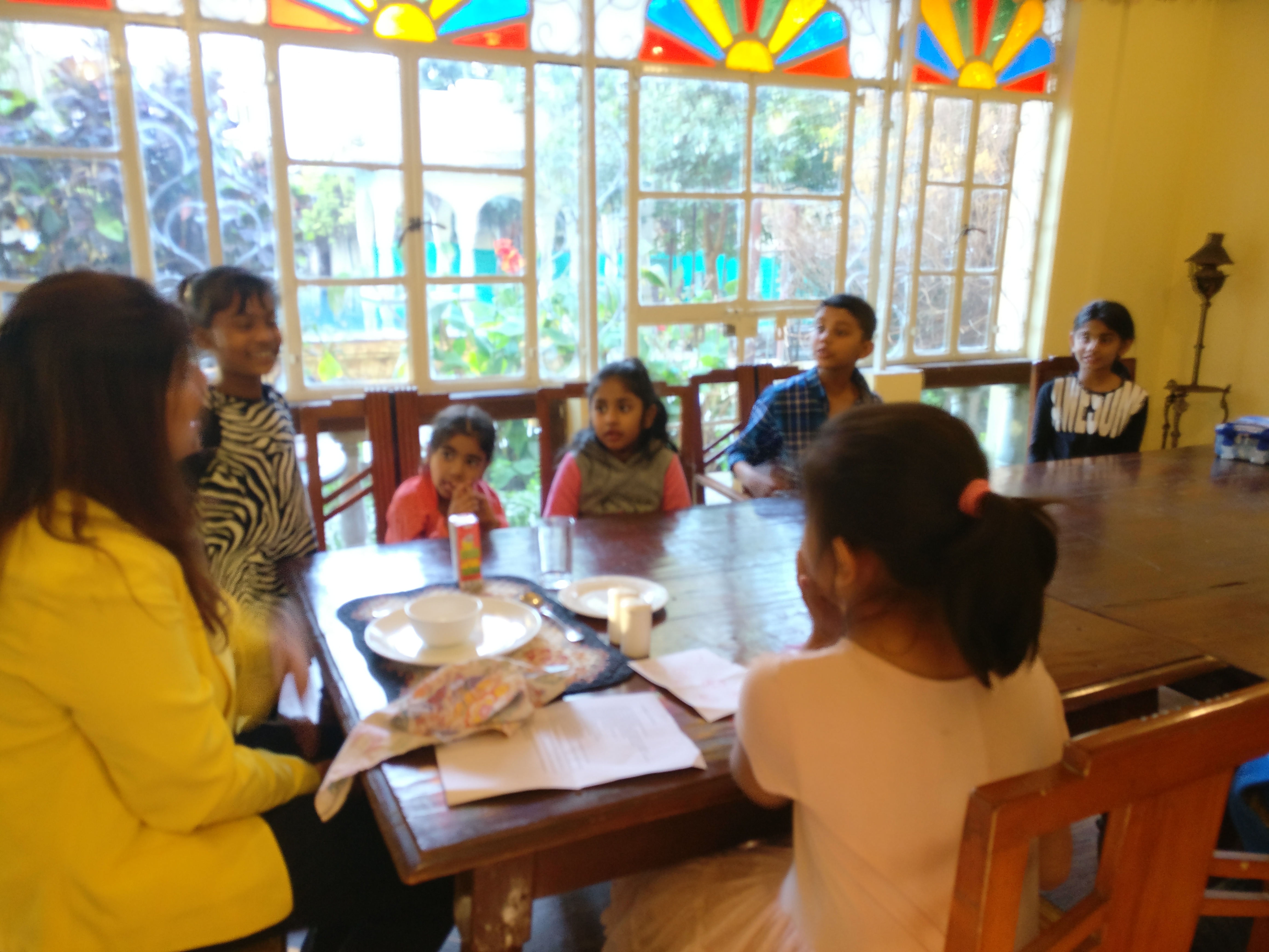 Story Tree session moment - interactive learning